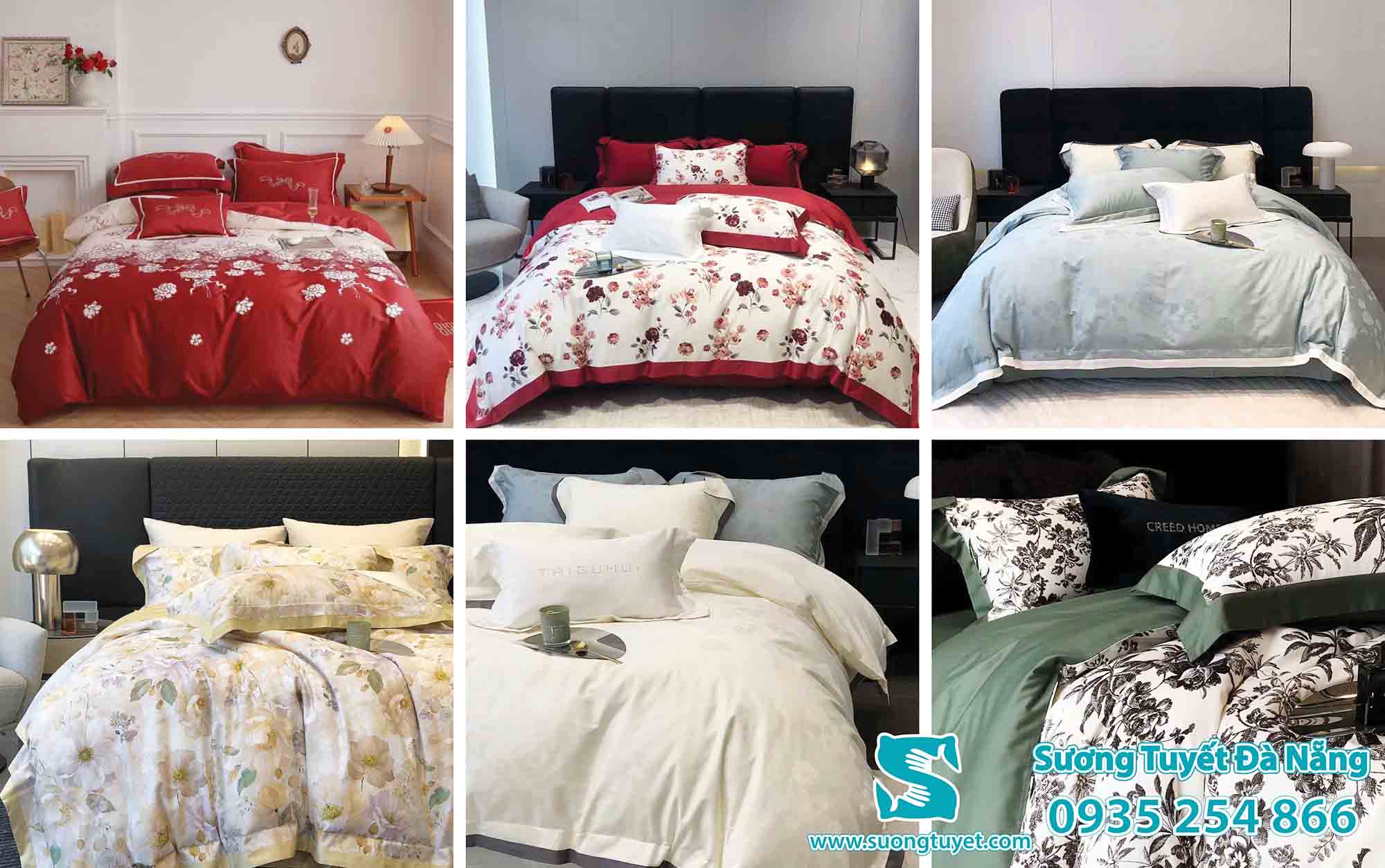 Chăn ga lụa Luxury Hàn Quốc cao cấp.