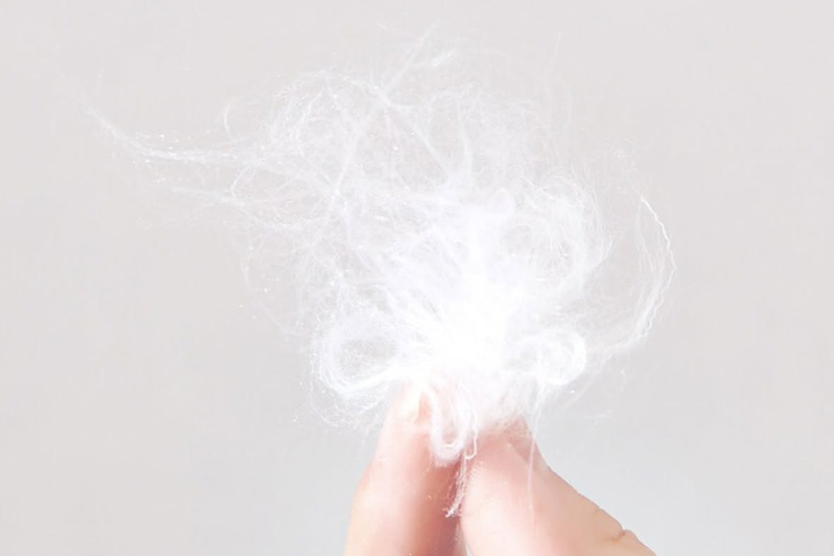 Cấu trúc sợi bông micrifiber siêu mịn.