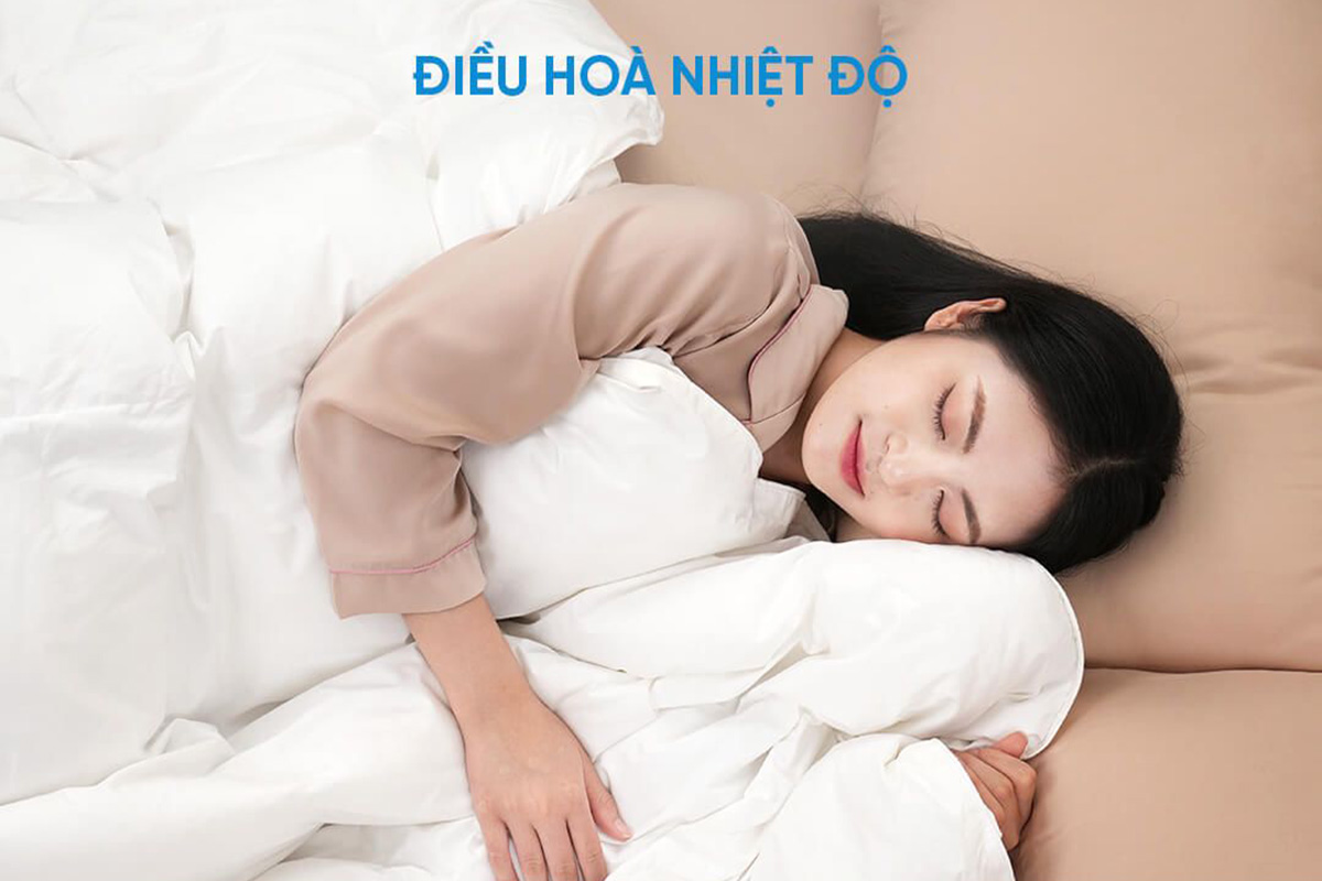 Sản phẩm ruột chăn nằm êm ái, hạn chế tiếng ồn hơn.