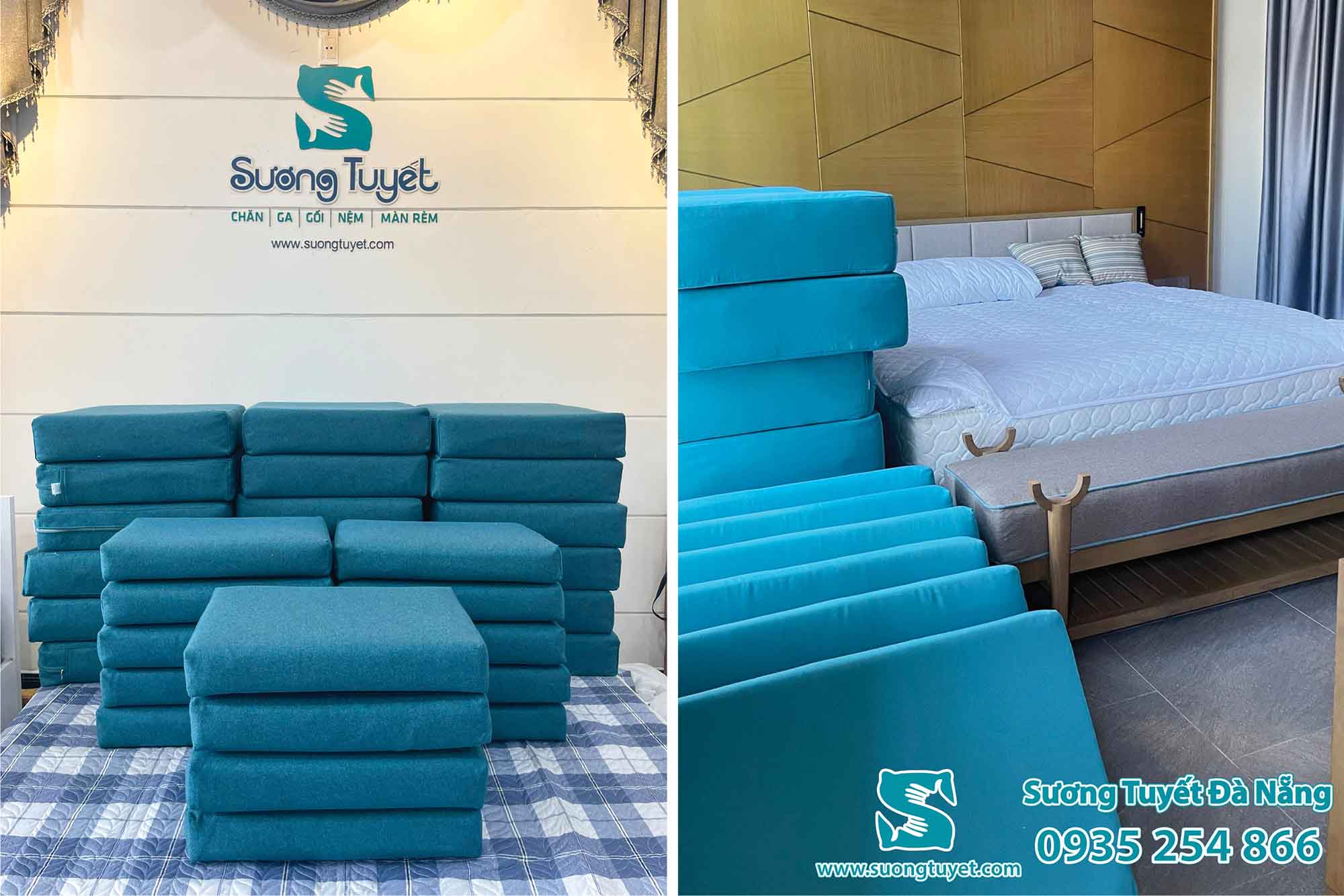 Màu sắc nệm ghế đa dạng.