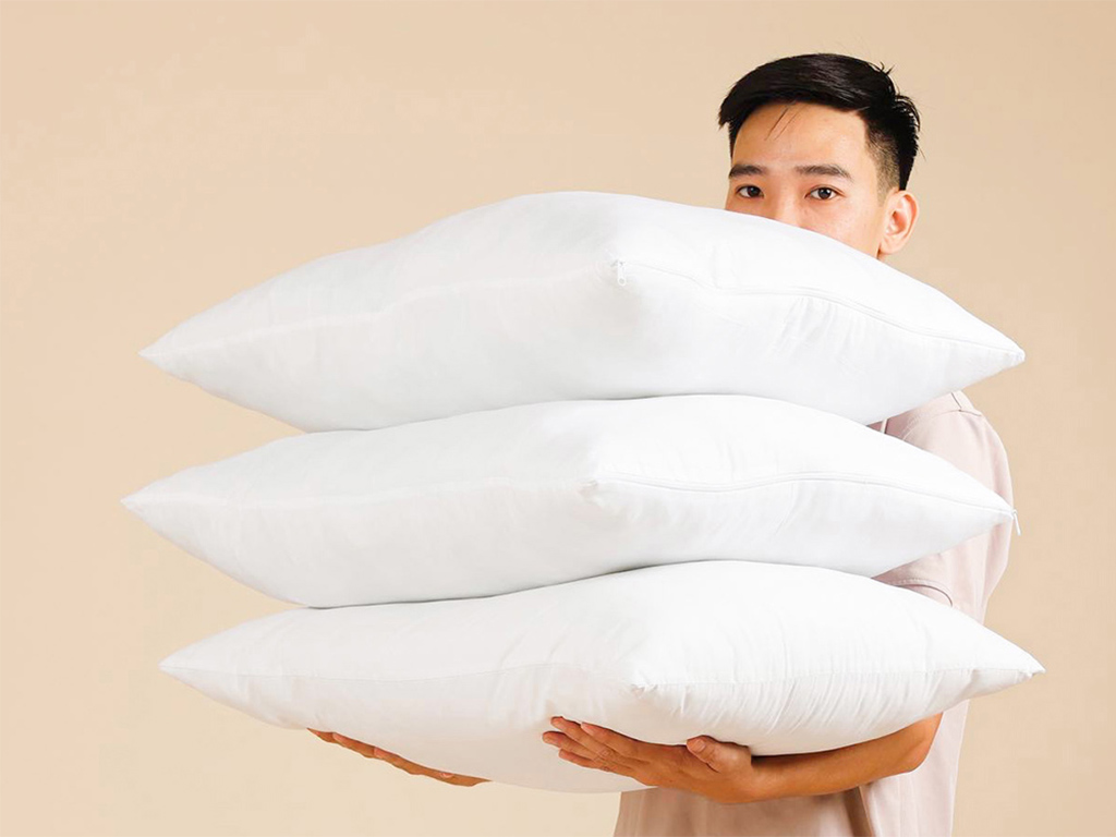 Sương Tuyết trực tiếp sản xuất gối và vỏ gối nên rất an toàn cho sức khỏe.