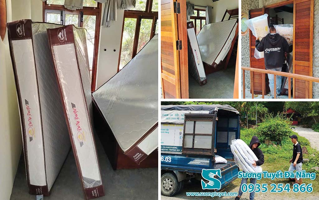 Nệm cao su tổng hợp Dana Pacific bán tại Suối Hoa.