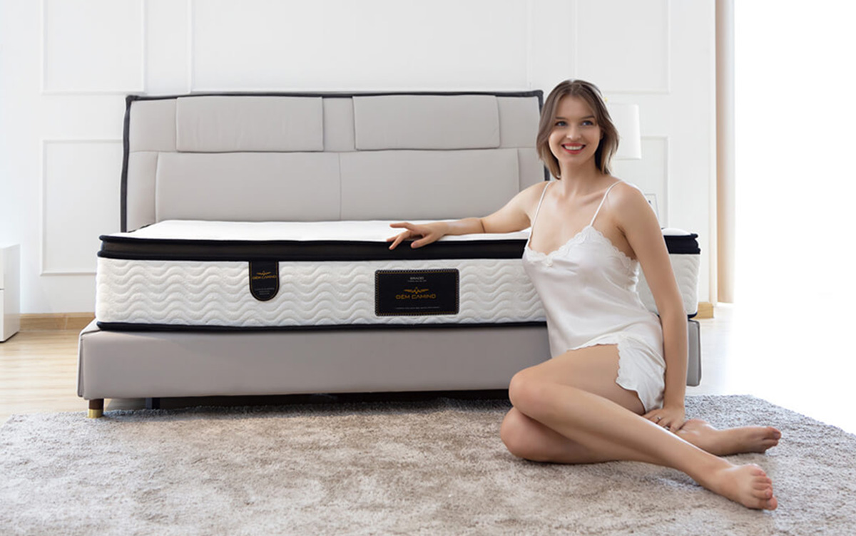 Nệm lò xo độc lập cũng là lựa chọn số một của người nước ngoài.