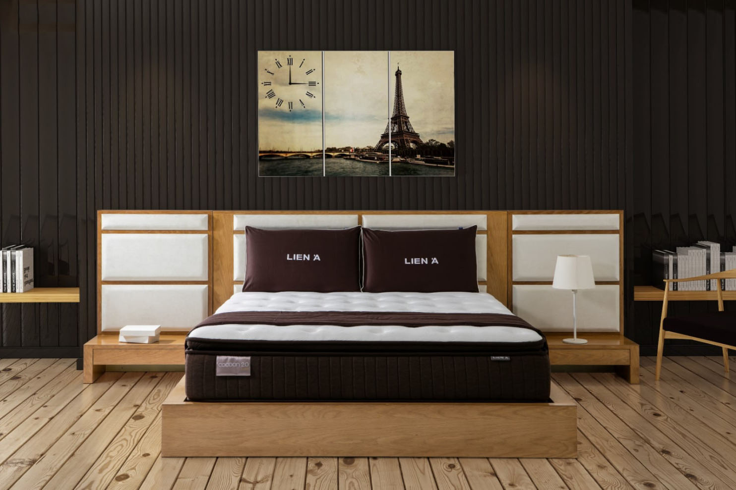 Nệm lò xo túi độc lập được các khách sạn 4 sao, 5 sao tin dùng.