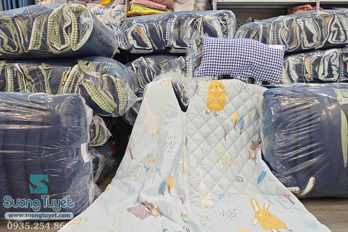 Vải cotton modal đa số là họa tiết hoạt hình cho bé.