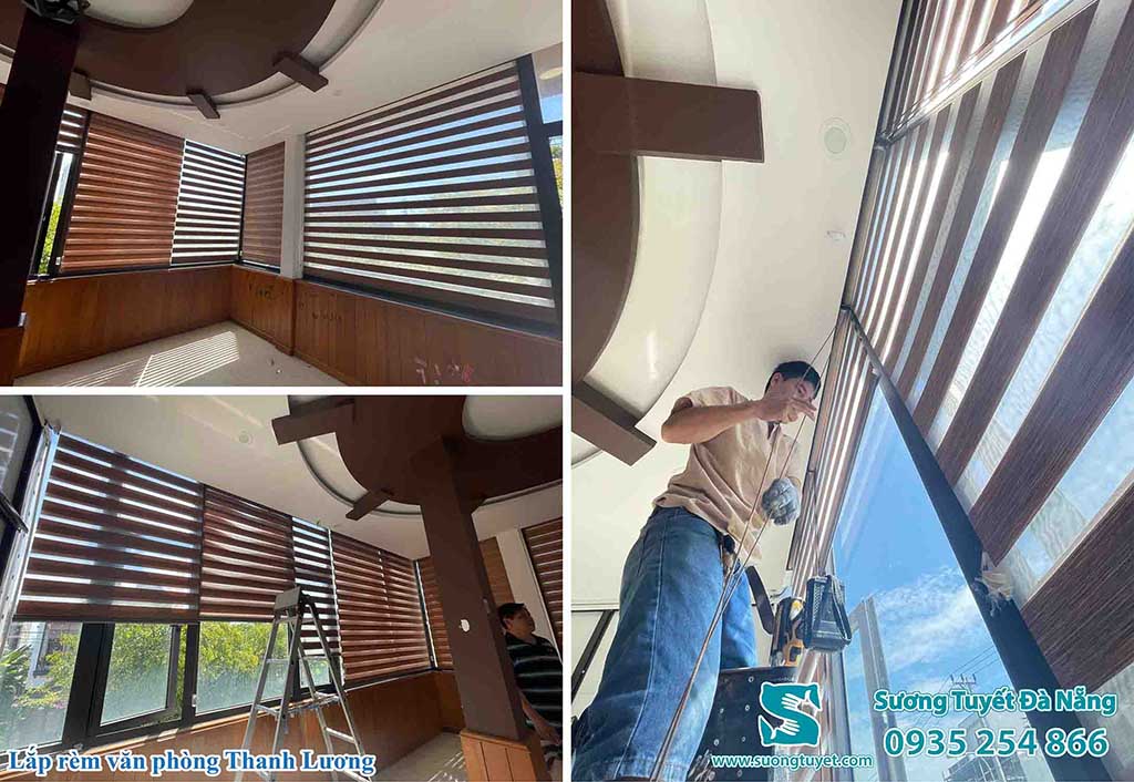 Lắp rèm cuốn văn phòng cao cấp.