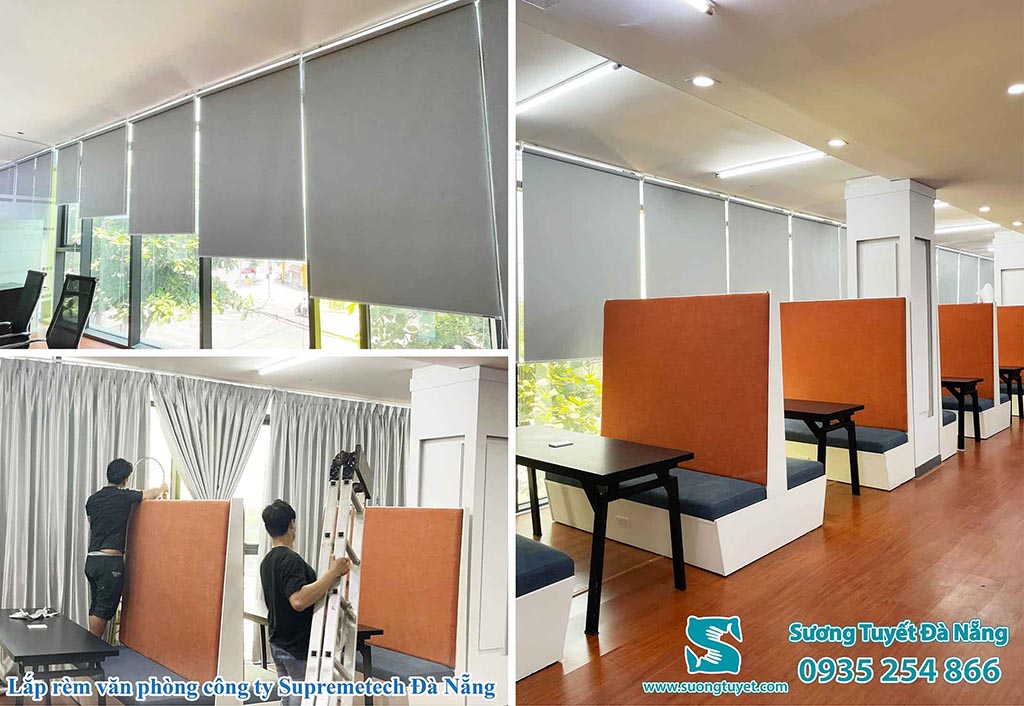 Rèm văn phòng hiện đại, giá rẻ.