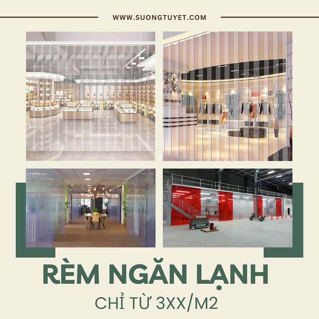 Rèm ngăn lạnh Đà Nẵng Sương Tuyết