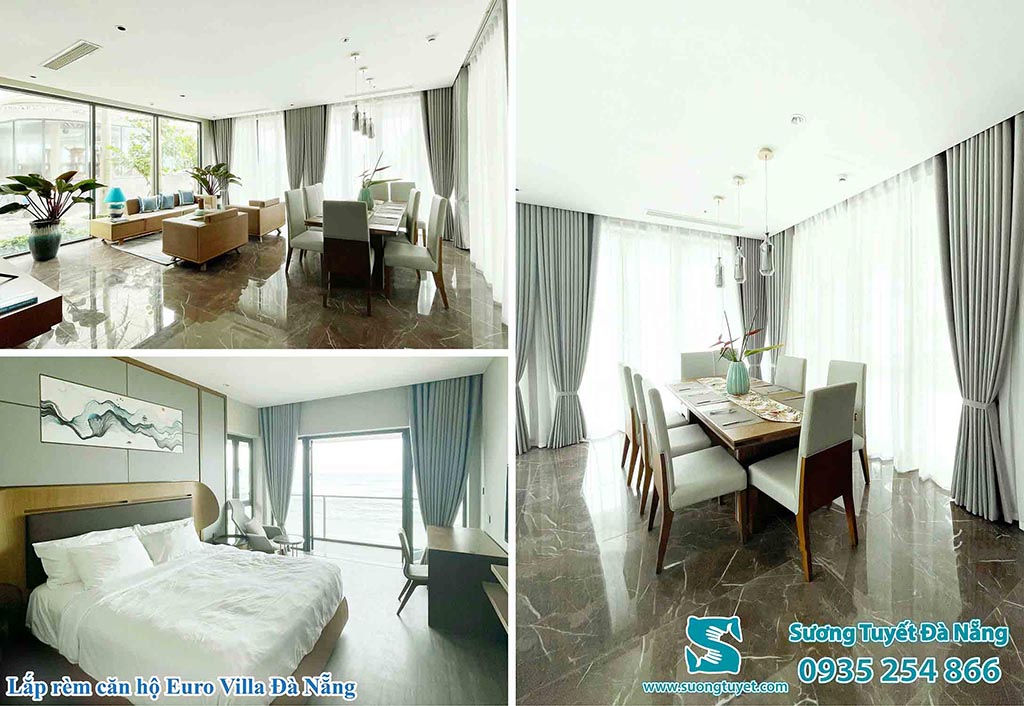 Rèm cửa Đà Nẵng căn hộ Sương Tuyết