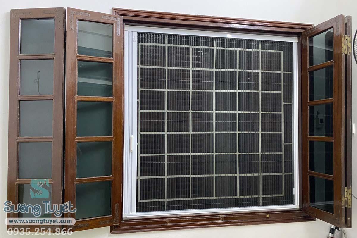 Lắp cửa lưới là giải pháp đón gió hiệu quả mà không sợ sinh vật lạ bay vào.