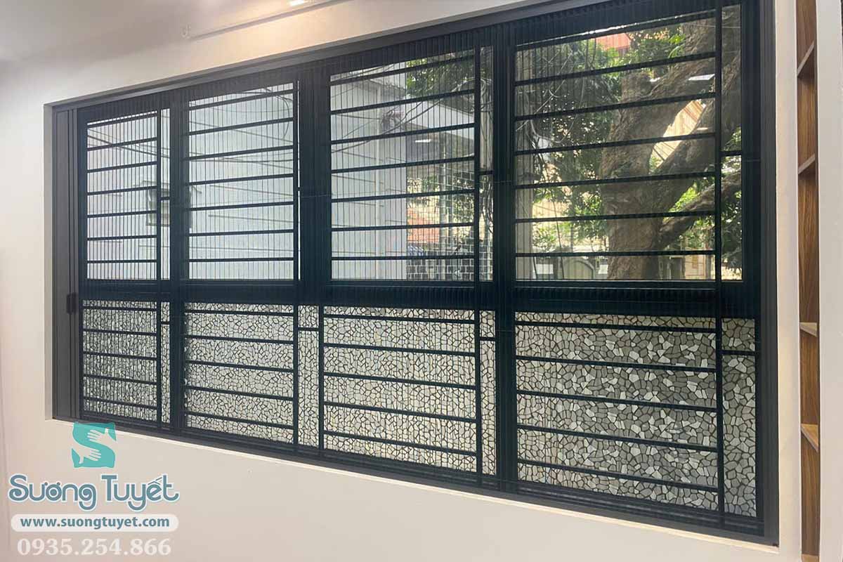Cửa lưới chống muỗi có thể lắp đặt cửa chính, cửa sổ, cửa chia 3, chia 4... đa dạng.