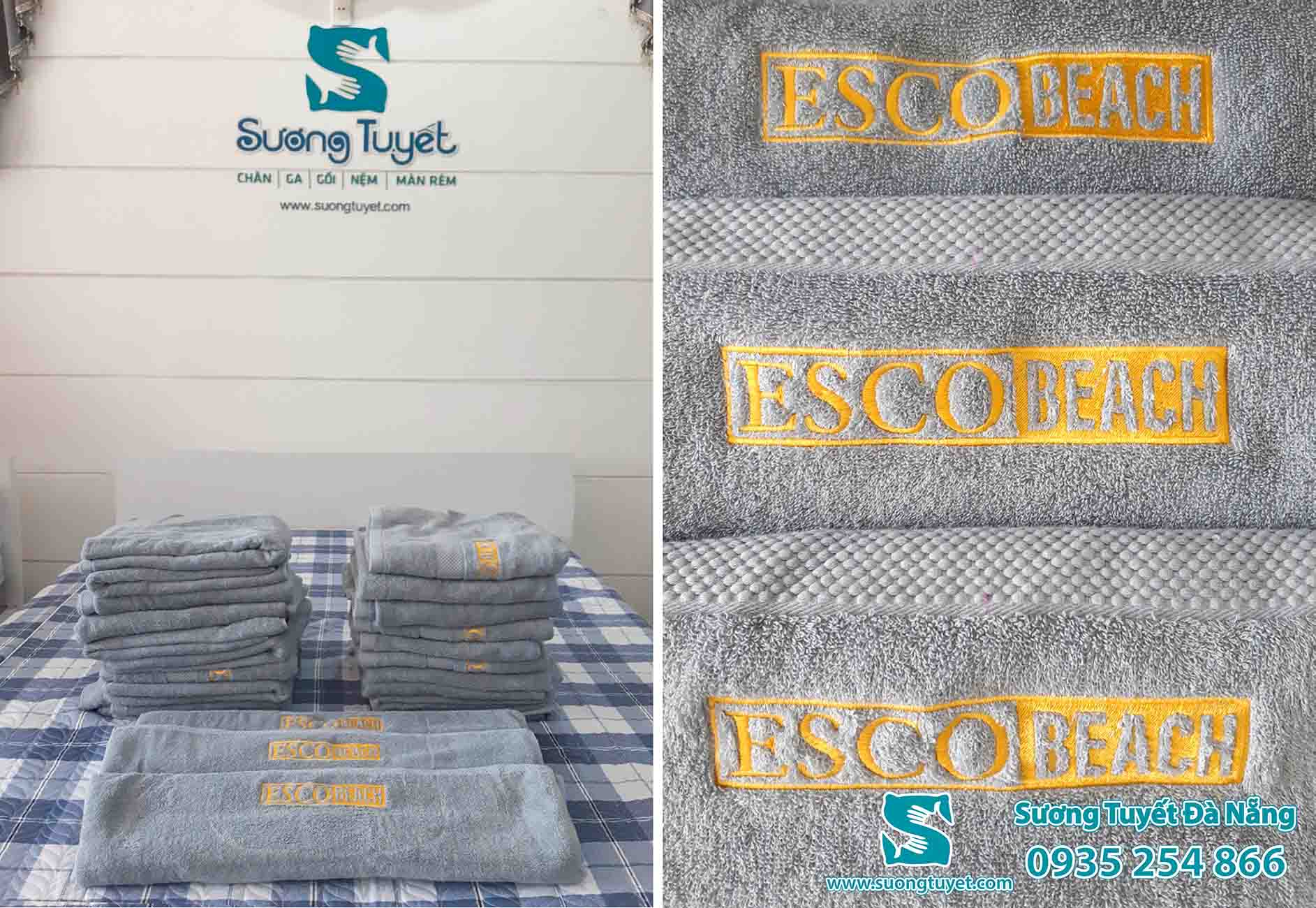 Giao khăn tắm, khăn mặt ESCO Beach Đà Nẵng