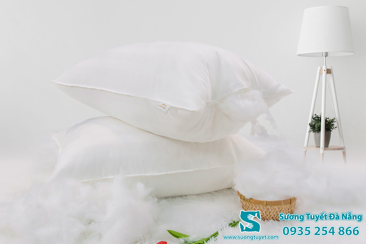 Bông Micro tinh khiết và chất lượng sẽ thổi giá gối lên rất nhiều.