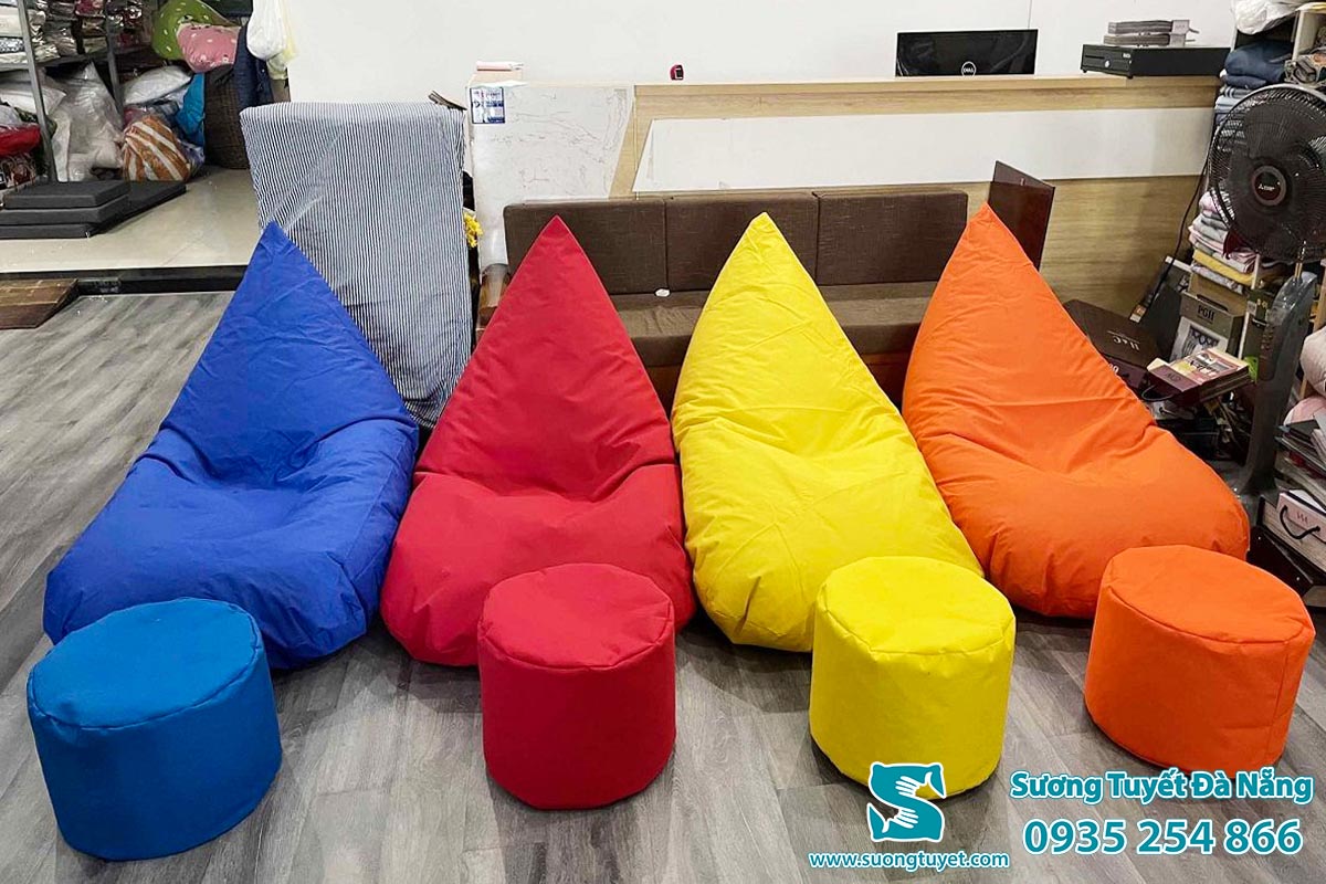 Vô vàn màu sắc ghế lười đa dạng.