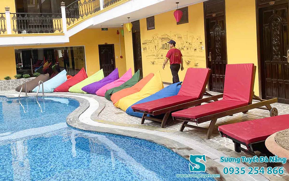 Cung cấp nệm ghế hồ bơi Ihome Hội An