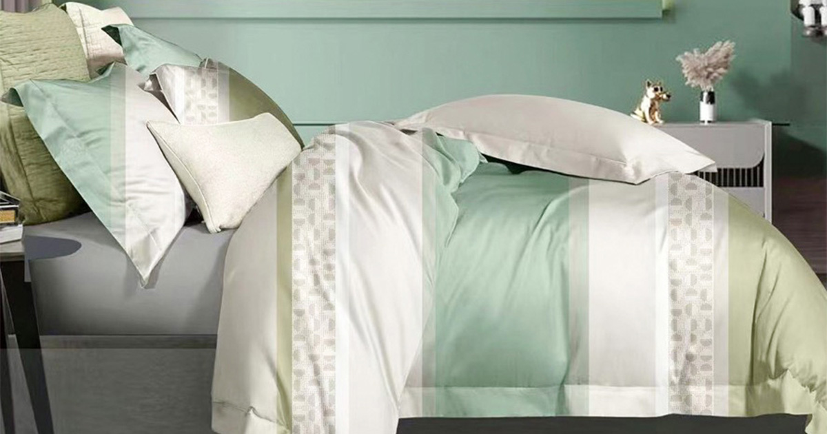 Chăn ga cotton Hàn Quốc thường có nhiều màu sắc và họa tiết đa dạng.