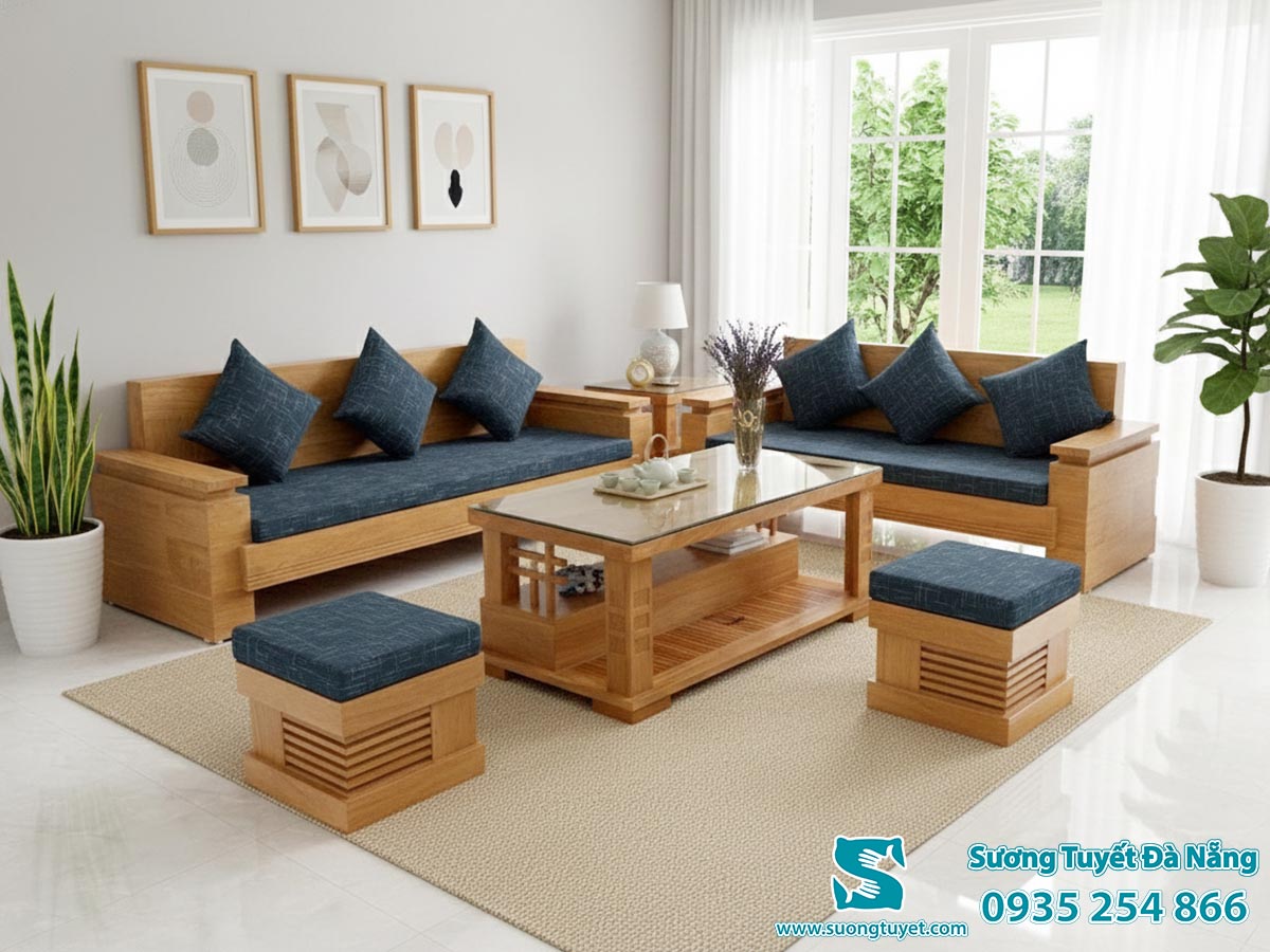 Lót ghế màu đen vải bố bền chặt.