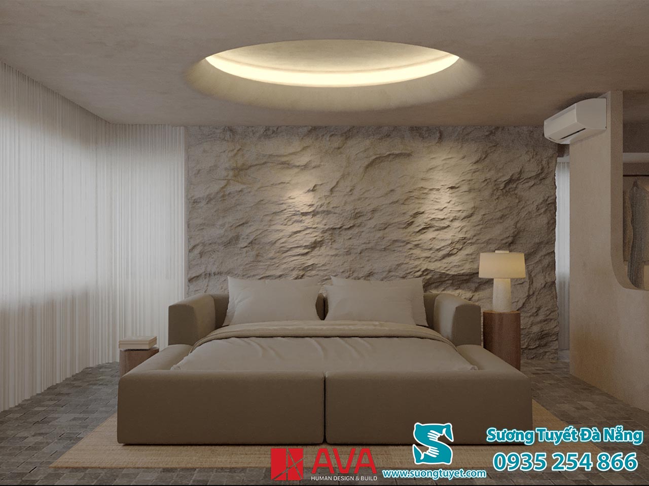 Phong cách bài trí chăn ga lạ mắt và tinh tế của Sương Tuyết.