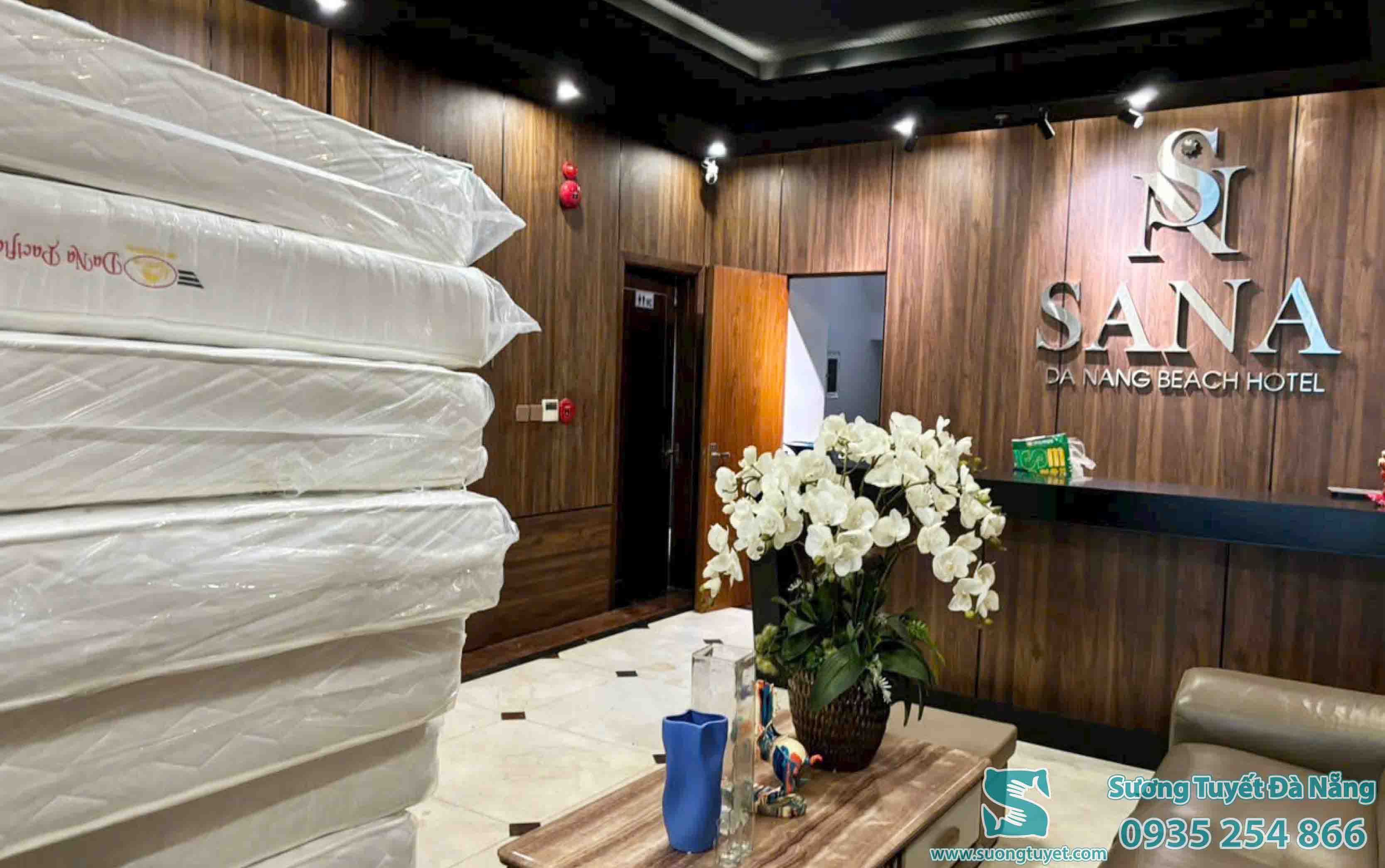 Nệm Dana Pacific là lựa chọn của khách sạn Sana.