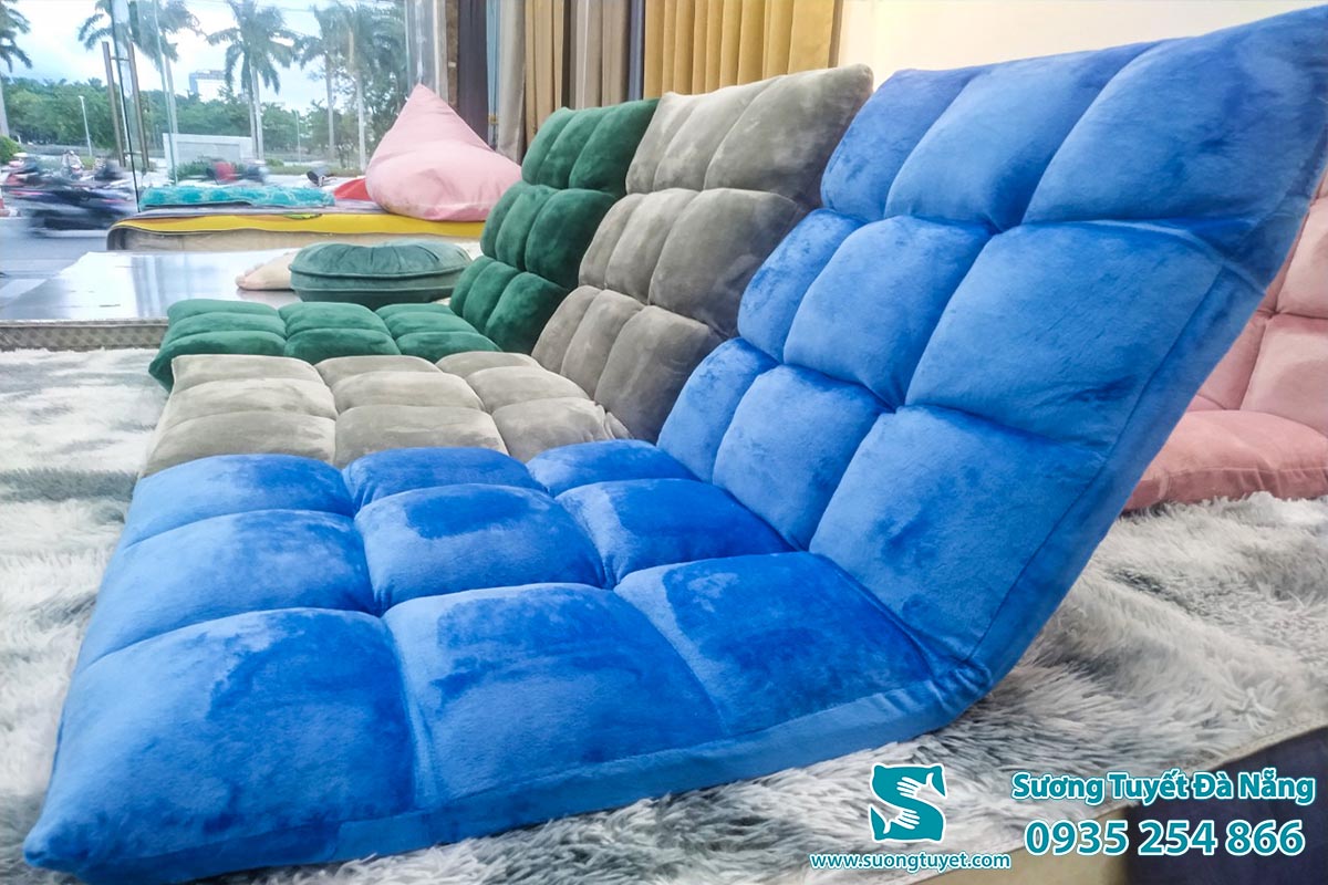 Ghế Tatami gấp bệt tại Sương Tuyết luôn sẵn hàng với nhiều màu sắc tùy chọn.