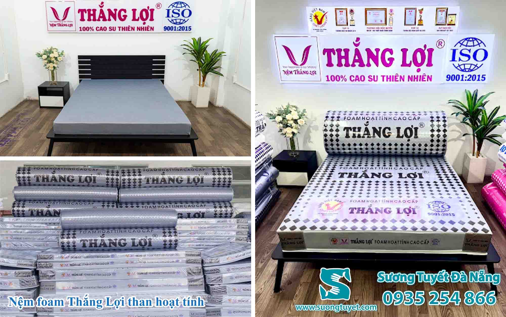 Nệm cao su Thắng Lợi than hoạt tính