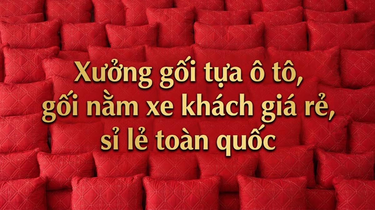 Địa Chỉ Sản Xuất Gối Tựa Cổ Cho Xe Giường Nằm, Xe Oto
