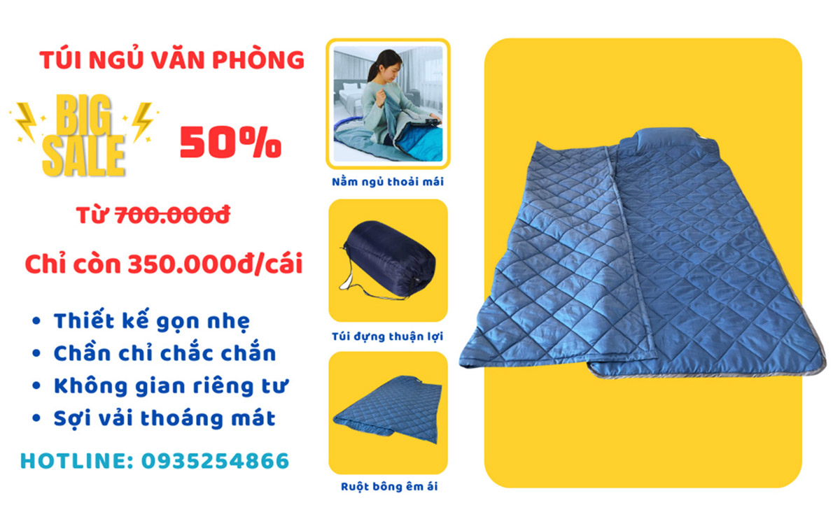 Xưởng Túi Ngủ Đà Nẵng Giá Rẻ Sỉ Lẻ Toàn Quốc