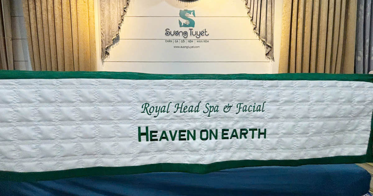 Sương Tuyết Cung Cấp Tấm Trải Spa Royal Head Spa & Facial