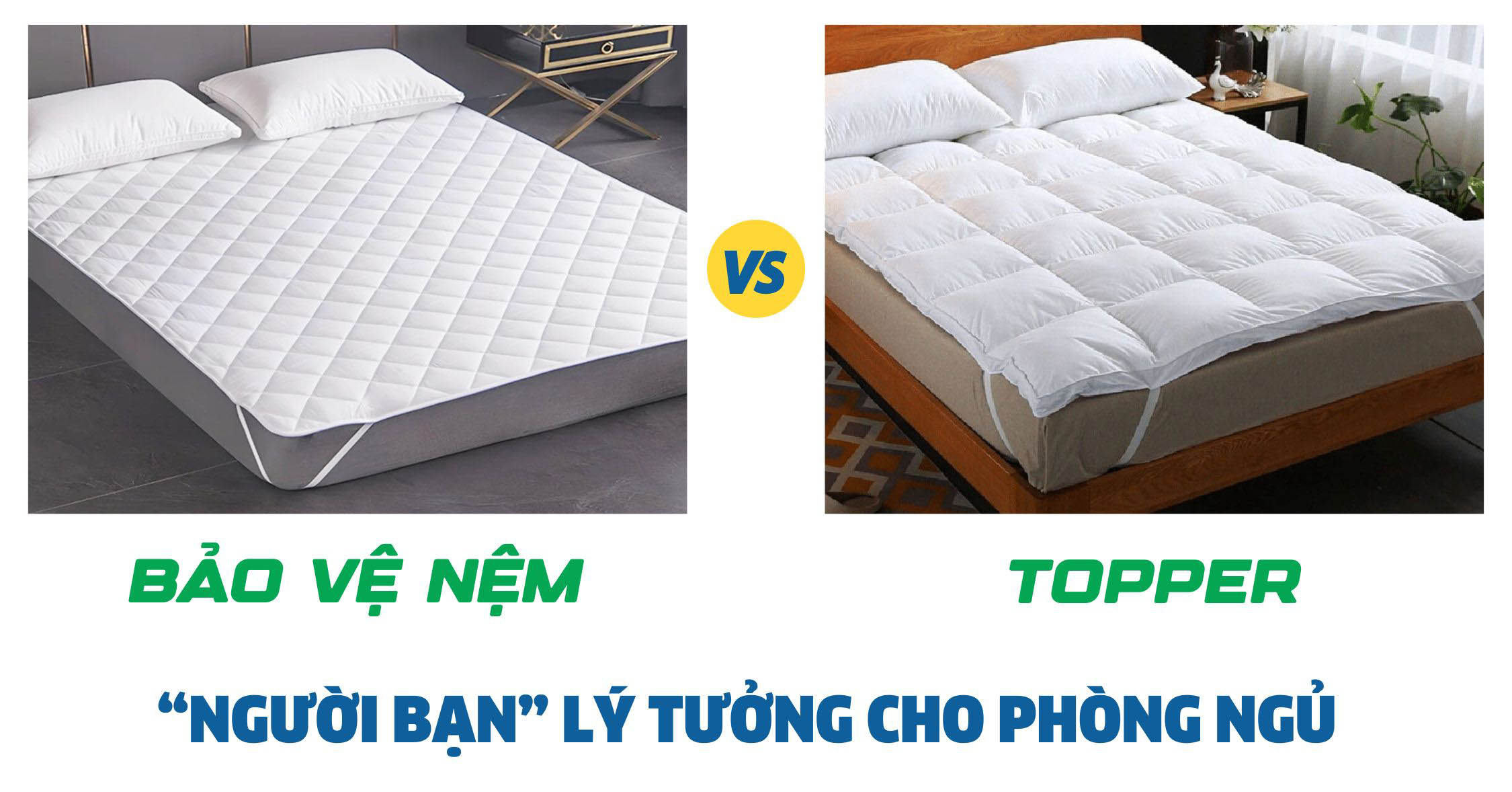 Tấm Bảo Vệ Nệm và Topper: 