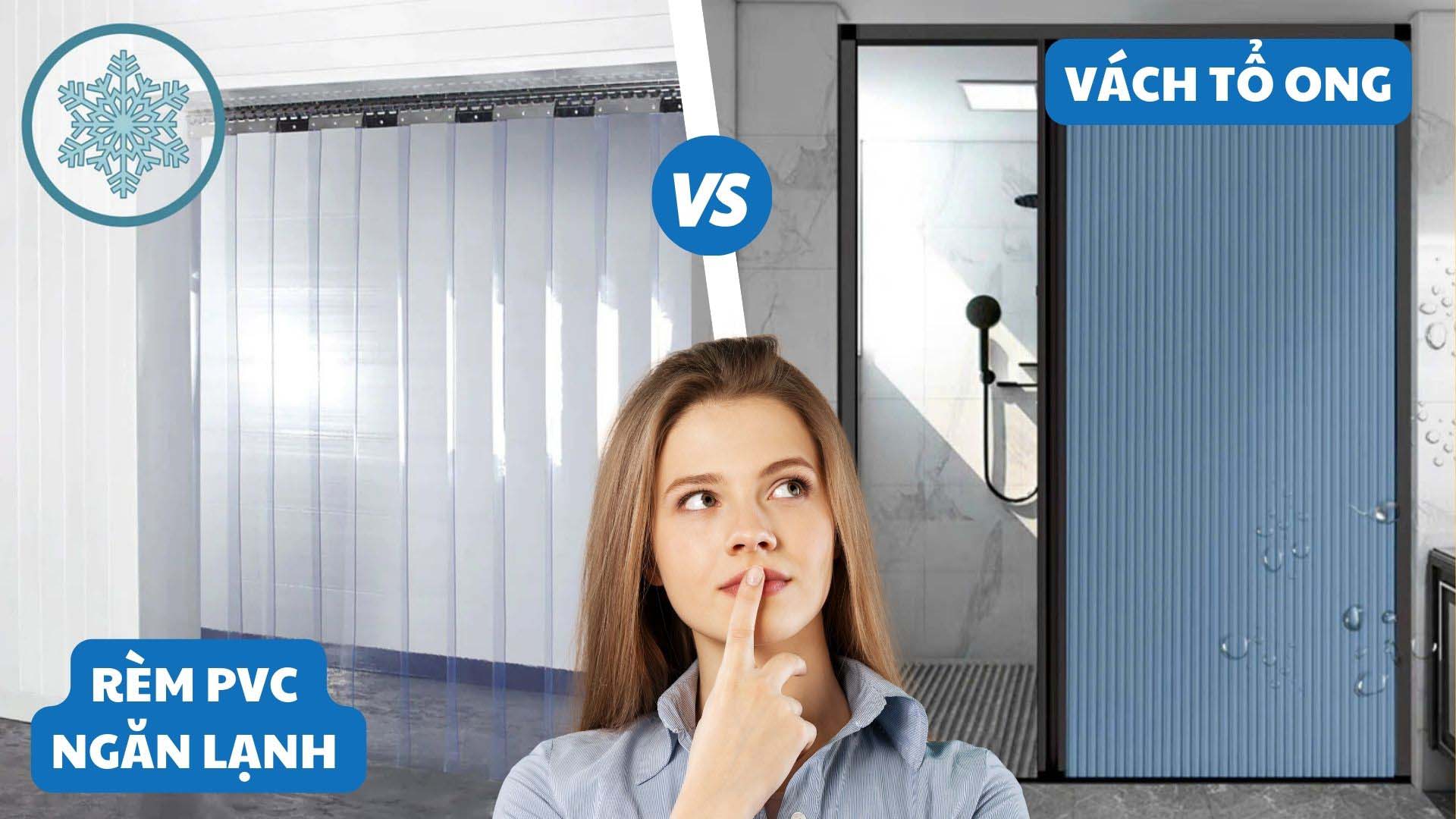 So Sánh Rèm Nhựa PVC và Vách Tổ Ong - Loại Nào Ngăn Lạnh Hiệu Quả Nhất?