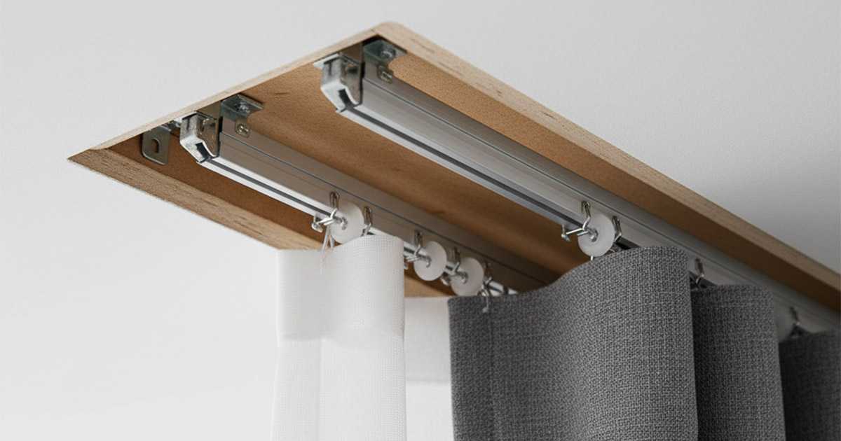 Ray Âm Trần Là Gì? So Sánh Ray Rèm Giấu Trần & Ray Thường - Mua Ở Đâu Tại Đà Nẵng