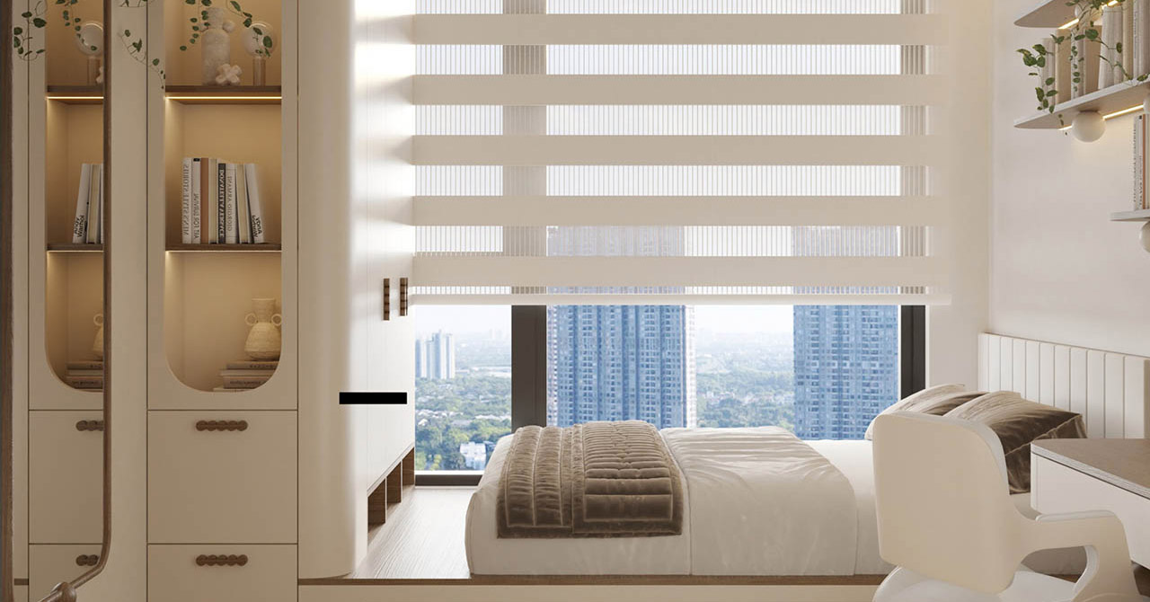 Rèm Cầu Vồng Hàn Quốc: 'Phù Thủy' Ánh Sáng Cho Căn Hộ Cao Cấp Sun Group