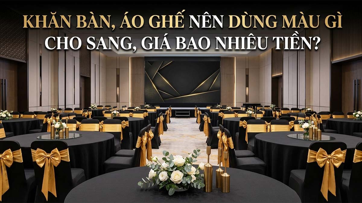 Khăn Bàn, Áo Ghế Nên Dùng Màu Gì Cho Sang, Giá Bao Nhiêu Tiền?