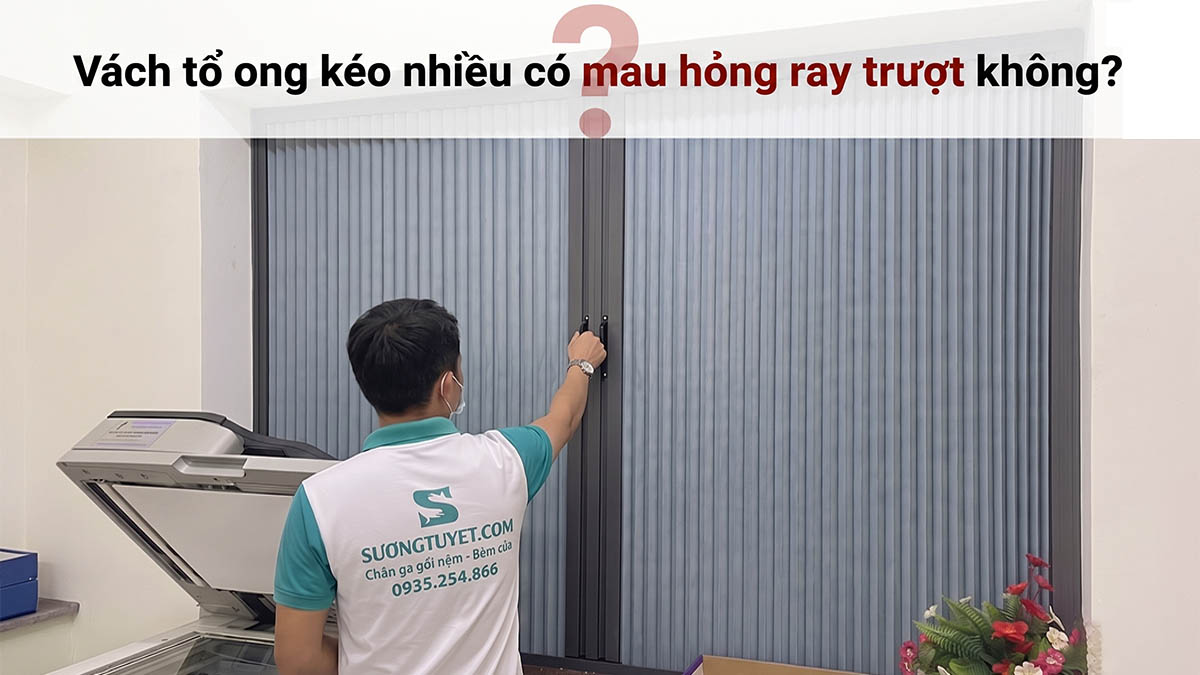 Vách Tổ Ong Kéo Trượt Liên Tục Có Nhanh Hỏng Ray Không?