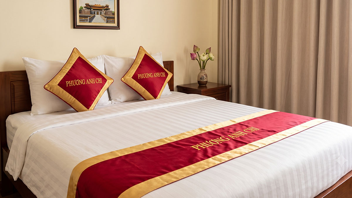 Cung Cấp Tấm Trang Trí, Gối Tựa Cho Homestay Phương Anh - Huế