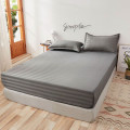 Bộ Chăn Ga Cotton 3F Màu Xám - 009