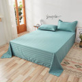 Bộ Chăn Ga Cotton 3F Màu Xanh Ngọc - 012