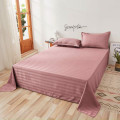 Bộ Chăn Ga Cotton 3F Màu Hồng Phấn - 022