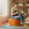 Đôn Ghế Trụ Tròn Ruột Hạt Xốp