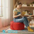 Đôn Ghế Trụ Tròn Ruột Hạt Xốp