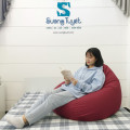 Ghế Lười Hạt Xốp Quả Lê (Quả Bóng) Màu Đỏ Đô- GL009