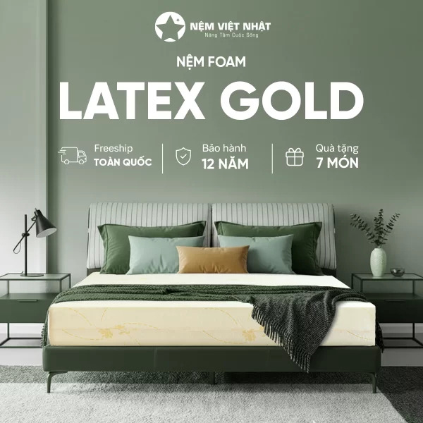 Nệm Foam Việt Nhật Latex Gold