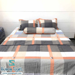 Bộ Chăn Ga Gối Cotton Hàn Quốc CHQ-062