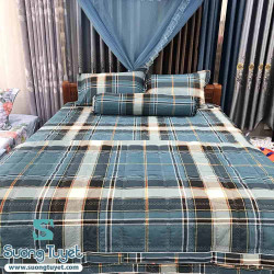 Bộ Chăn Ga Gối Cotton Hàn Quốc CHQ-077