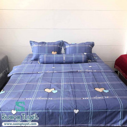 Bộ Chăn Ga Gối Cotton Hàn Quốc CHQ - 080