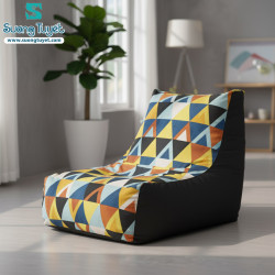 Ghế Lười Hạt Xốp Mẫu Sofa (Vải Bố) - GL016