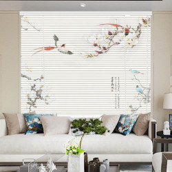 Rèm Sáo Nhôm In Tranh