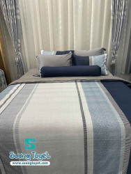 Bộ Chăn Ga Gối Cotton Lụa Modal - CLM 06