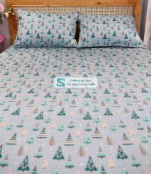 Bộ Chăn Ga Gối Cotton Lụa Modal - CLM 17