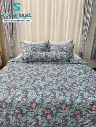 Bộ Chăn Ga Gối Cotton Lụa Modal - CLM 18